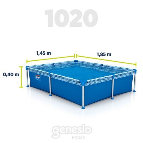 Imagen miniatura Pileta De Lona Pelopincho 1020 1000l 1,85 X 1,45 X 0,4 Mts