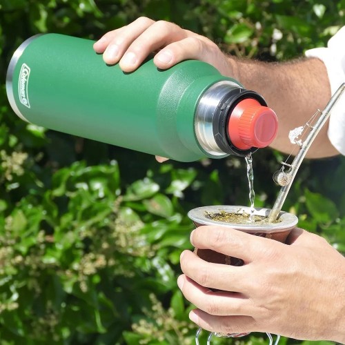 Imagen miniatura Termo Coleman Matero 1.2 Lts Acero Inox Pico Cebador 360&ordm; Verde