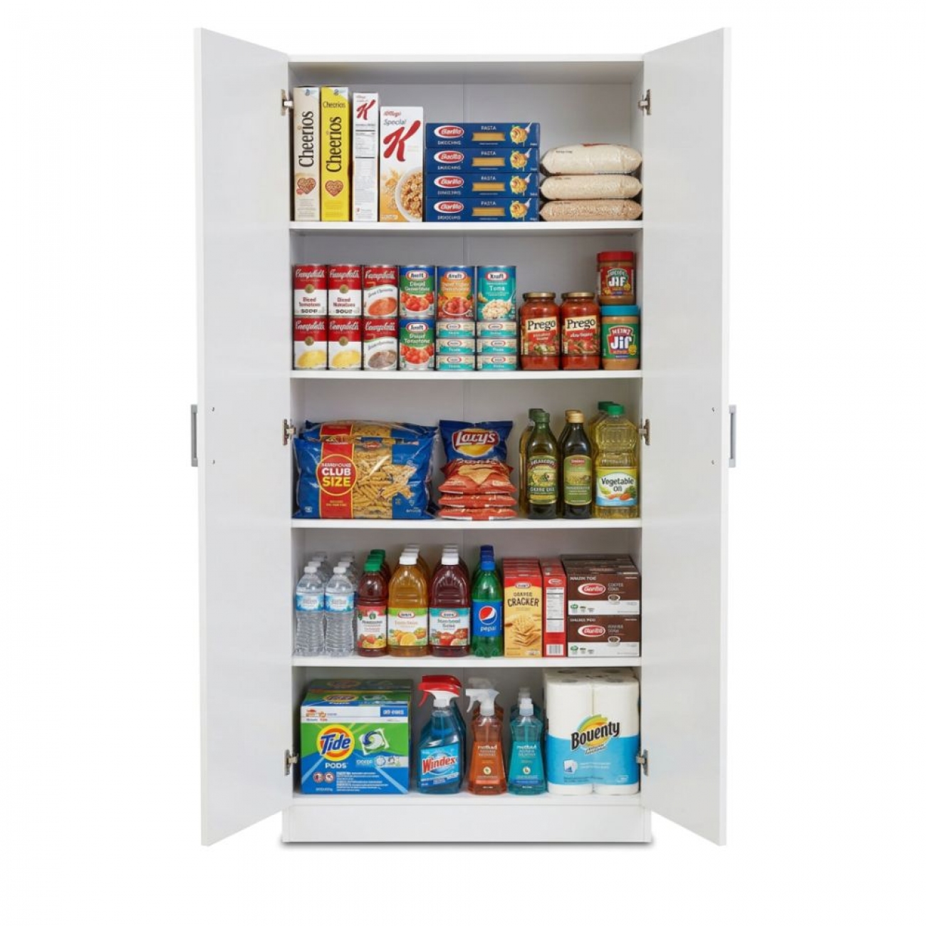 Imagen Despensero Platinum 3092 2 Puertas 5 Estantes Blanco