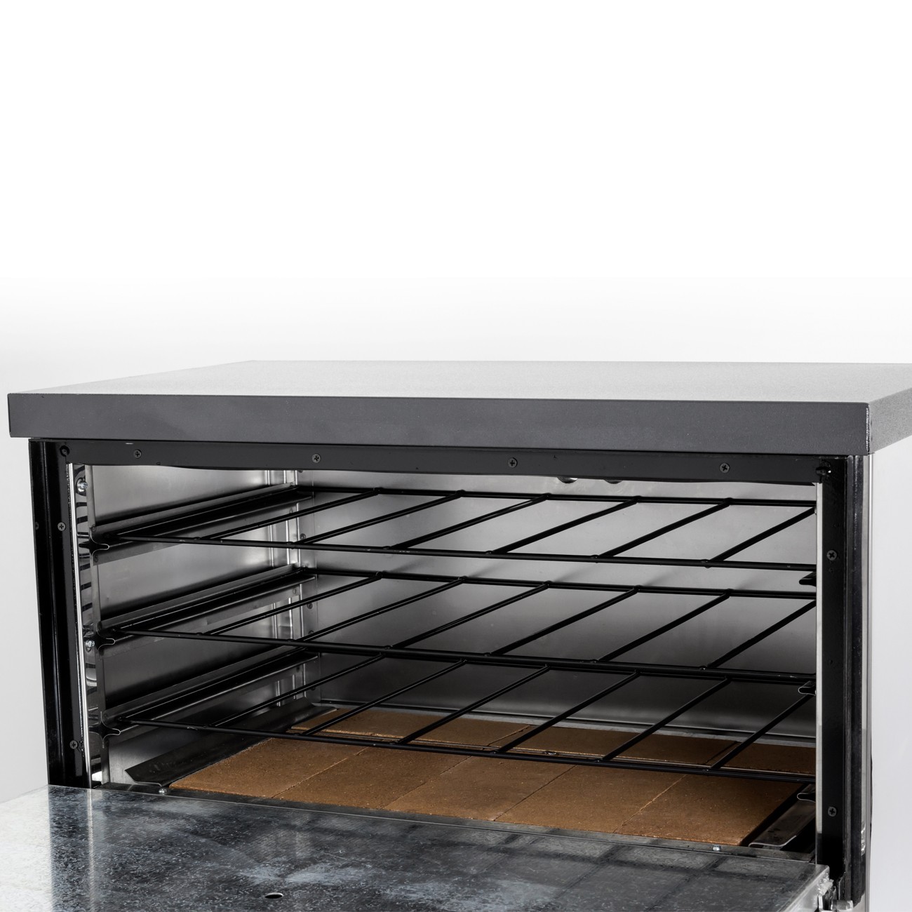 Imagen Horno Pizzero Sol Real 608i Gauchito Acero Inox 12 Pizzas Gas Env