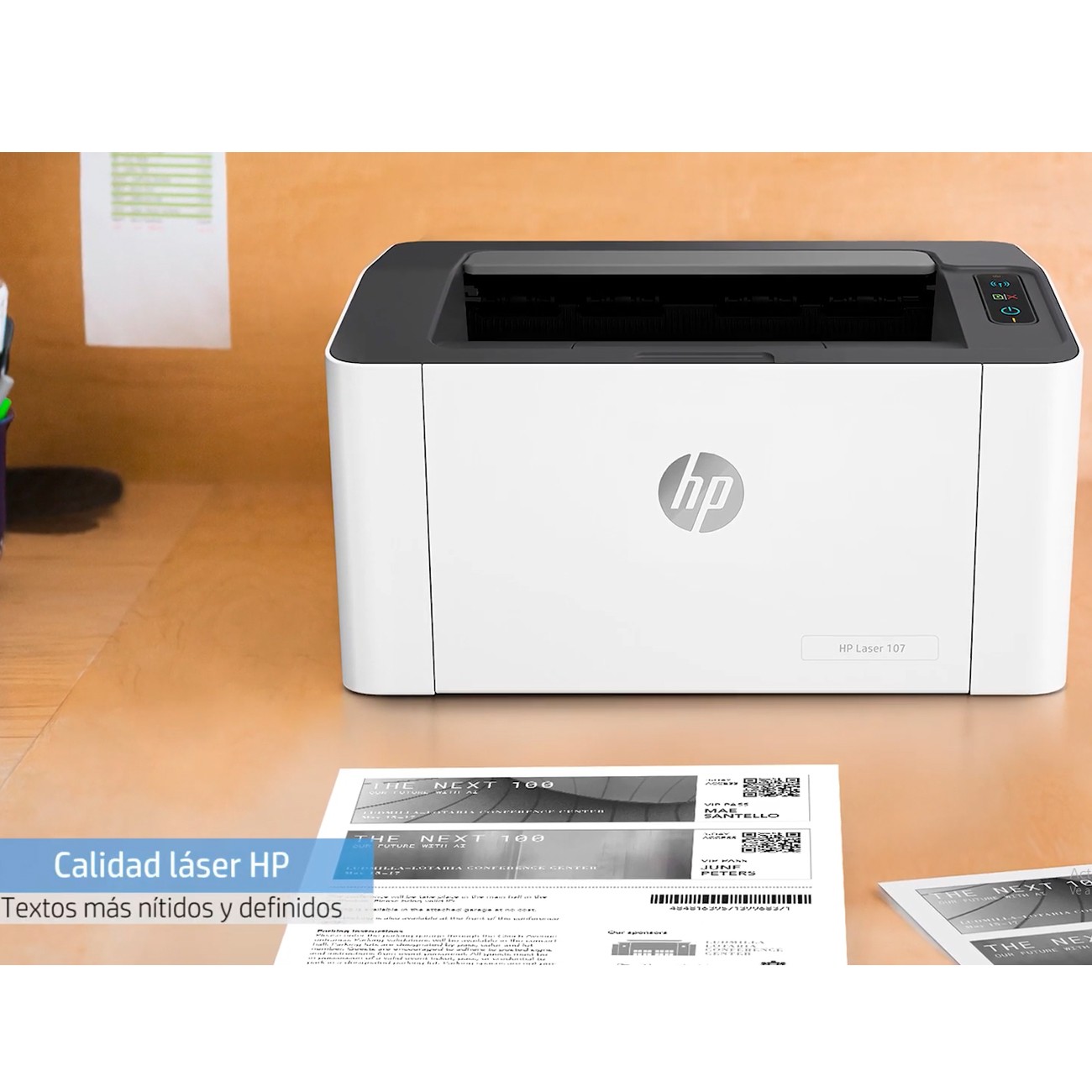 Imagen Impresora Laser Simpe Funci&oacute;n Hp 107a Usb Monocrom&aacute;tica