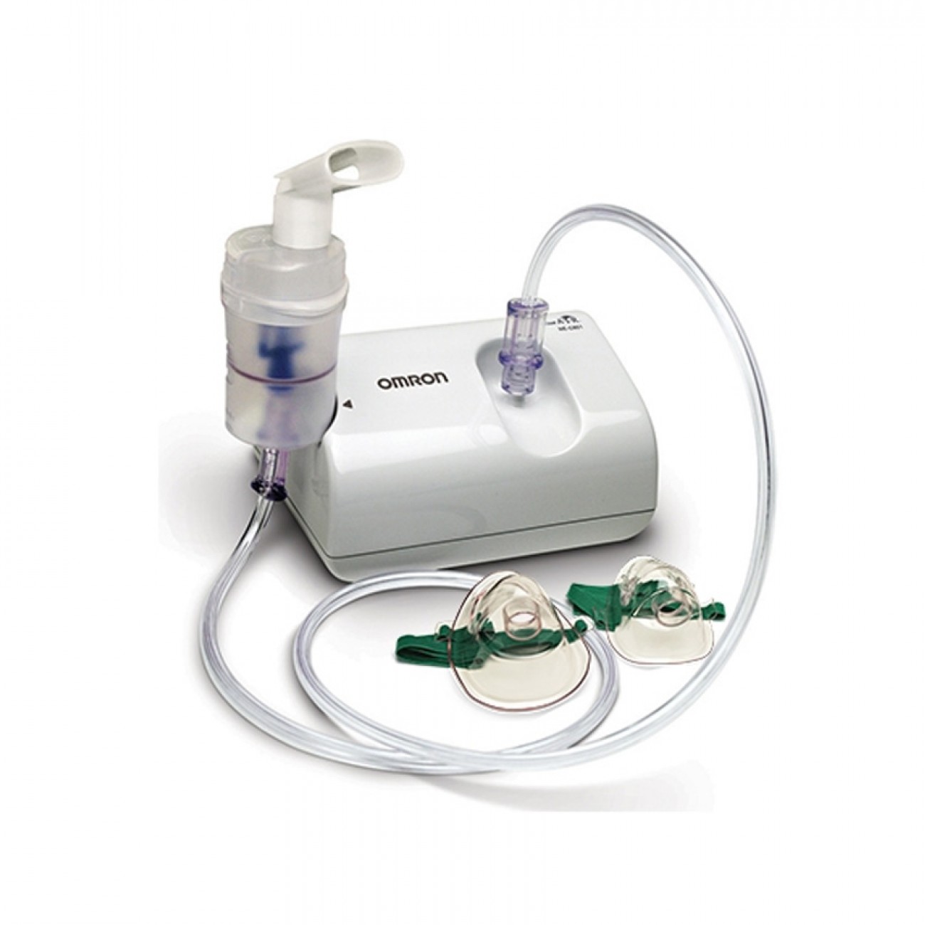 Imagen Nebulizador Omron Ne-c801 Silencioso Vvt Con Kit