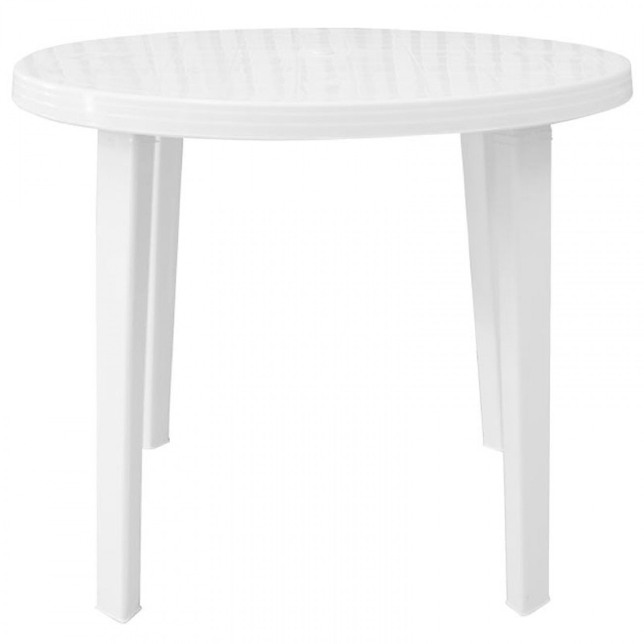 Imagen Mesa Pl&aacute;stica Quality 14468 Redonda 90 Cm Patas Desmontables