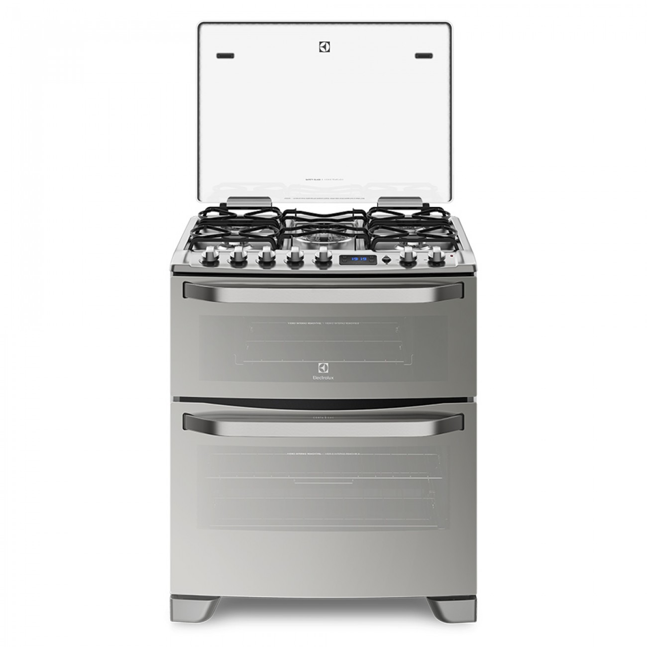 Imagen Cocina Multigas Electrolux 76dxr Doble Horno 5h 76 Cm Inox