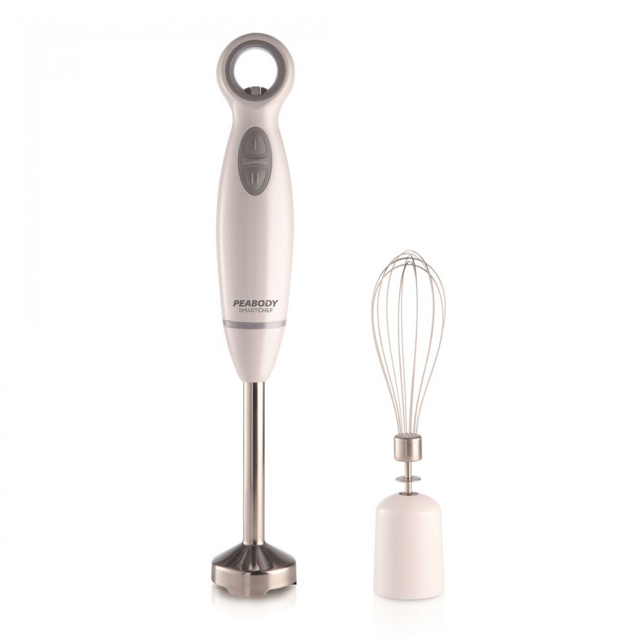 Imagen Batidora Mixer Minipimer Peabody Pe-lm322b 600w Con Batidor Blanco