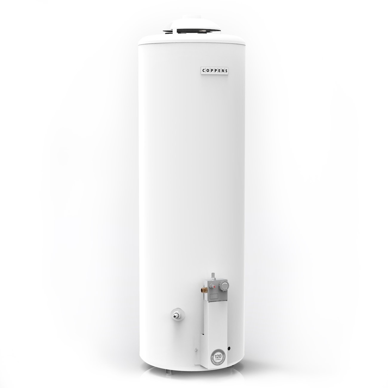 Imagen Termotanque Multigas Coppens Ttq120 Conex Superior 120 Lts