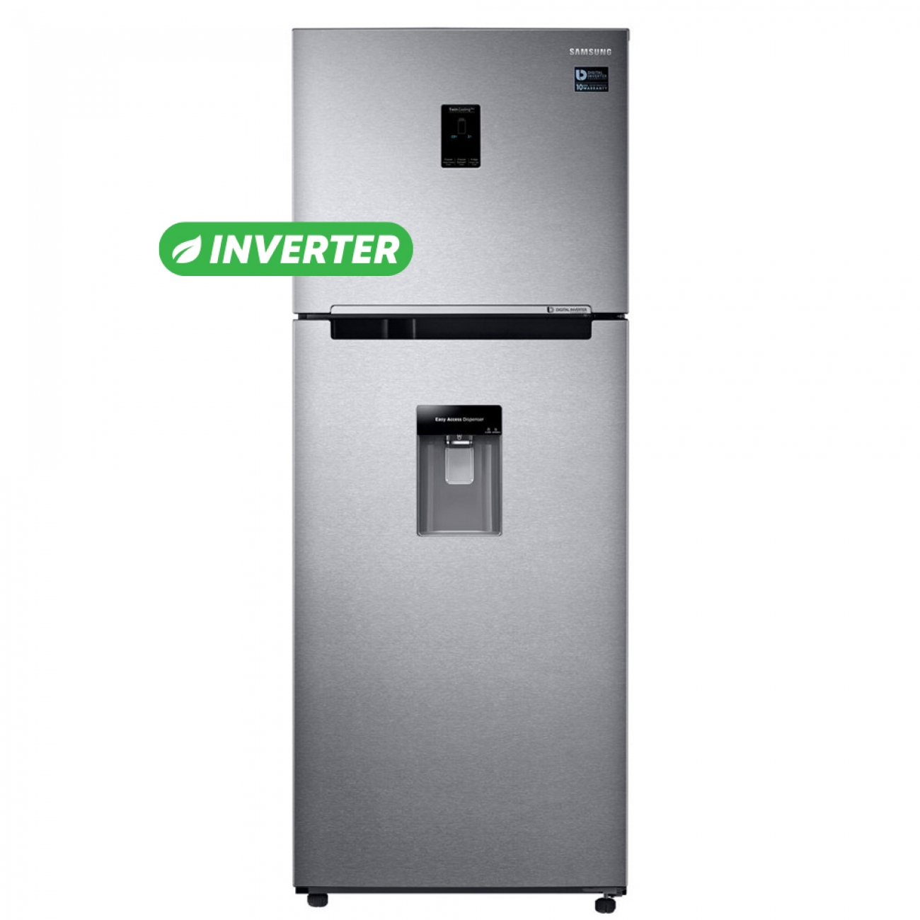 Imagen Heladera No Frost Samsung Rt38k5932sl 396 Lt Inverter Silver