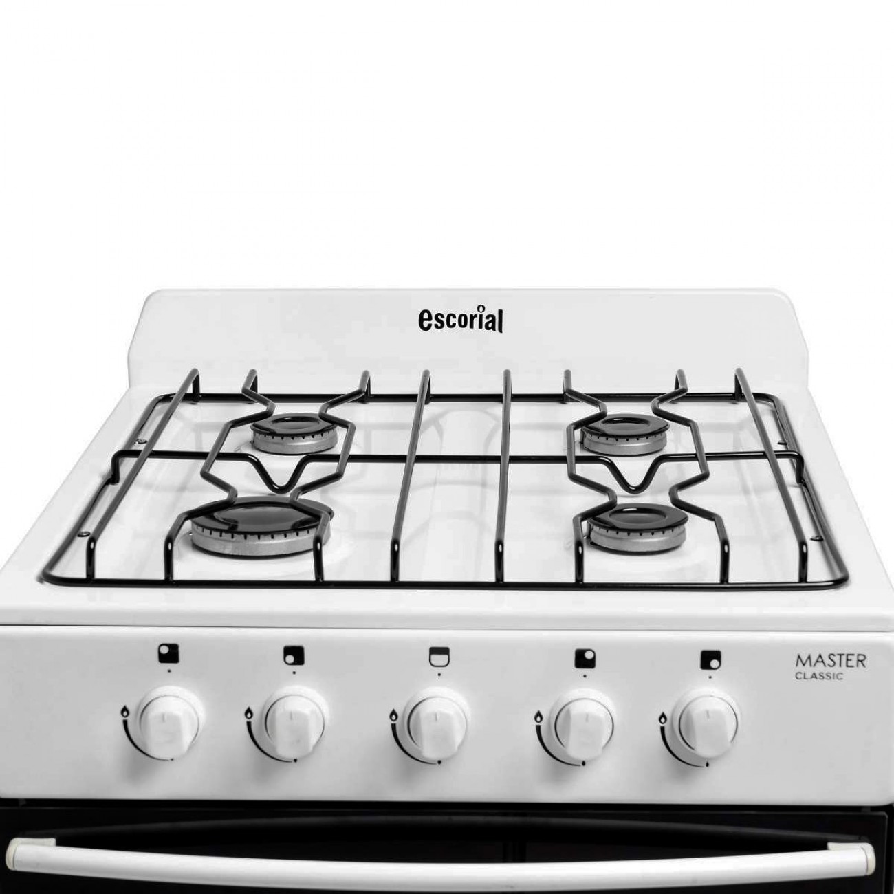 Imagen Cocina Escorial Master Classic 4h 56 Cm Blanca Gas Envasado