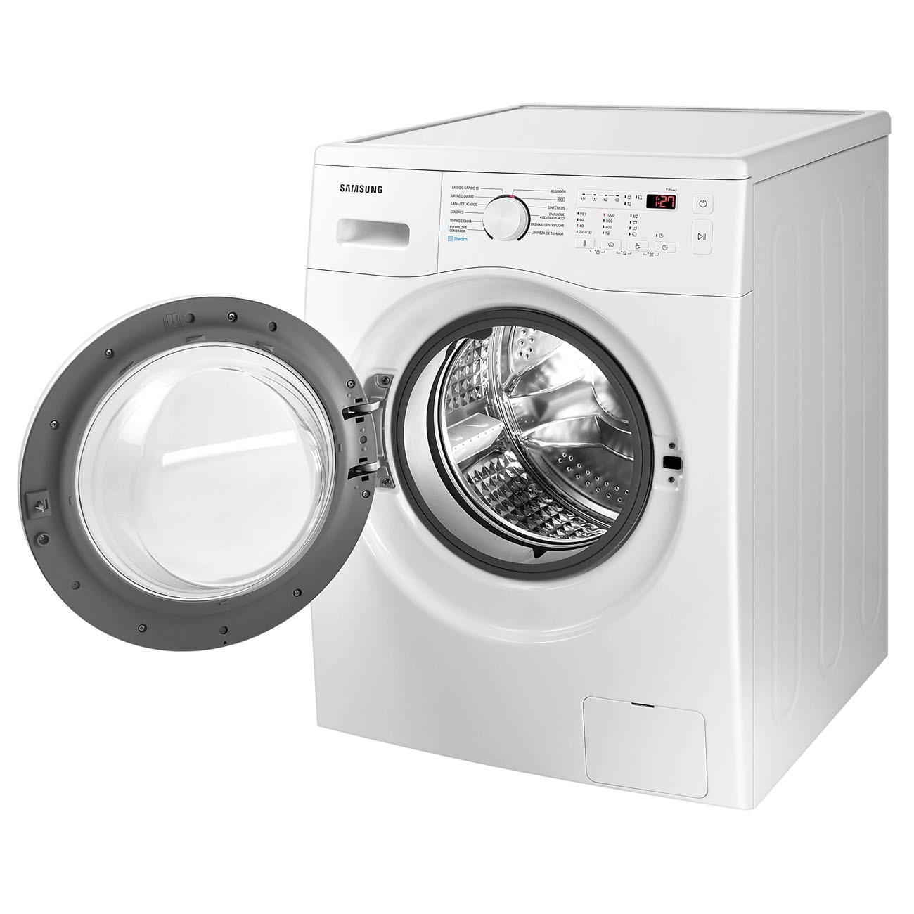 Imagen Lavarropas Automático Inverter Samsung Ww65a Blanco 6.5 Kg