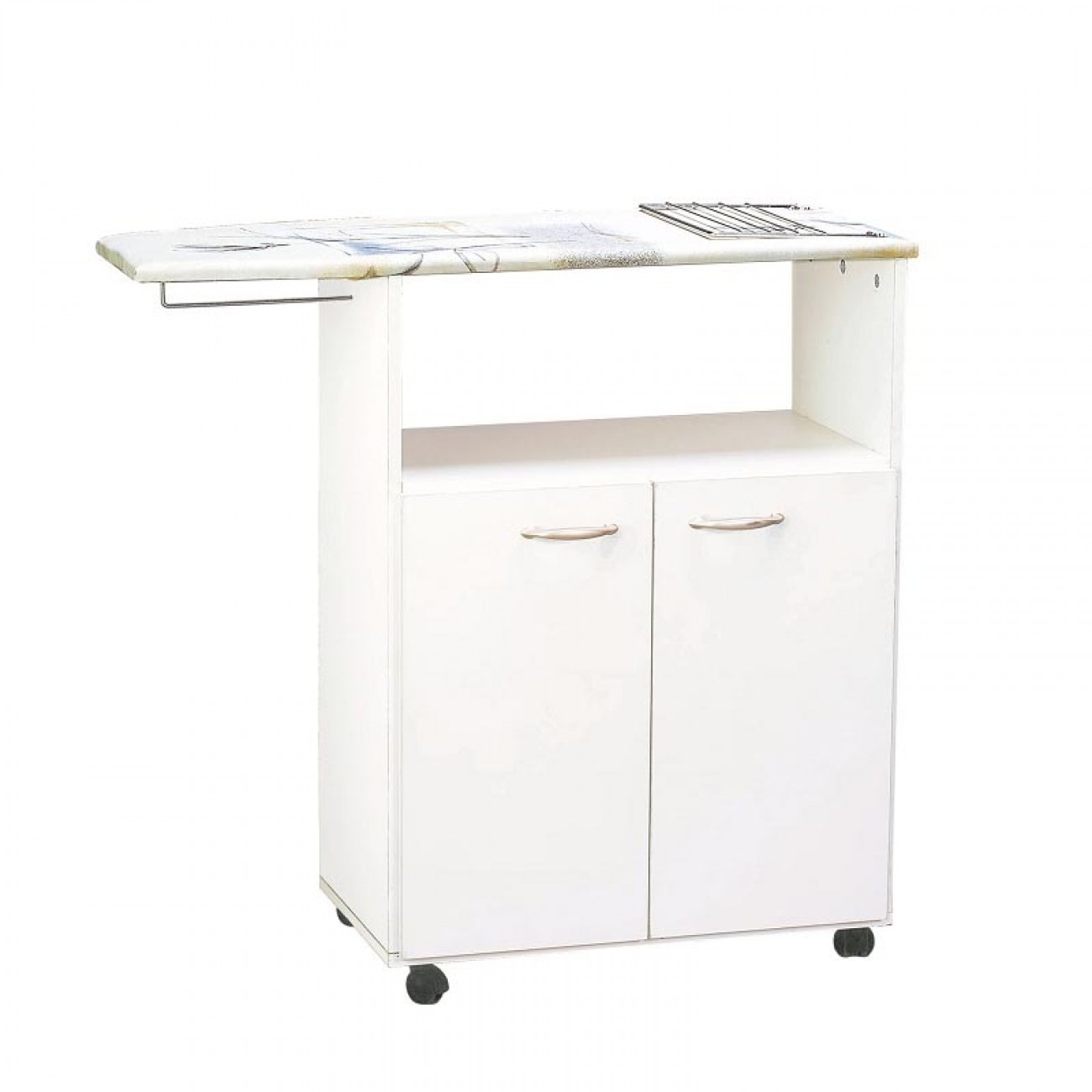 Imagen Mueble Planchador Platinum 3080 Con Ruedas Y 2 Puertas