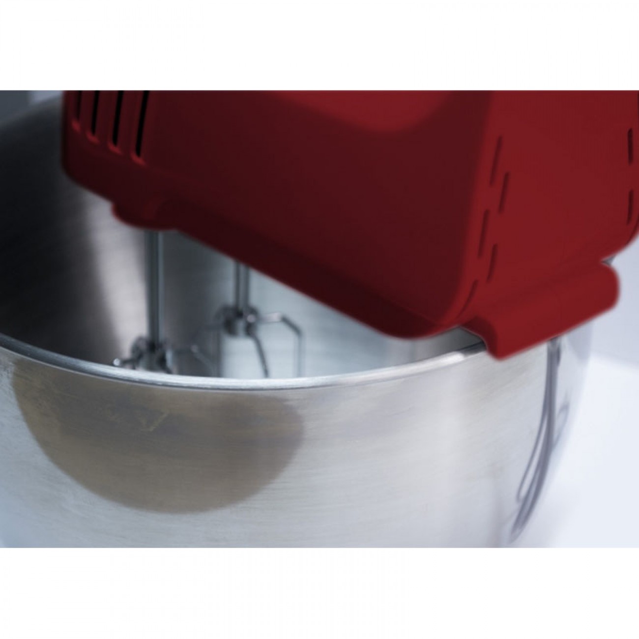 Imagen Batidora Manual Peabody Pe-hma550 300w Bowl De Apoyo Roja