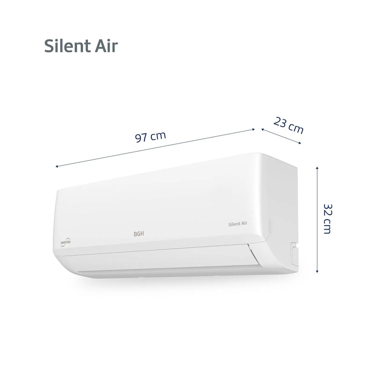 Imagen Aire Acond Split Inverter Bgh Bsi65wcgt 6500w Fr&iacute;o&sol;calor