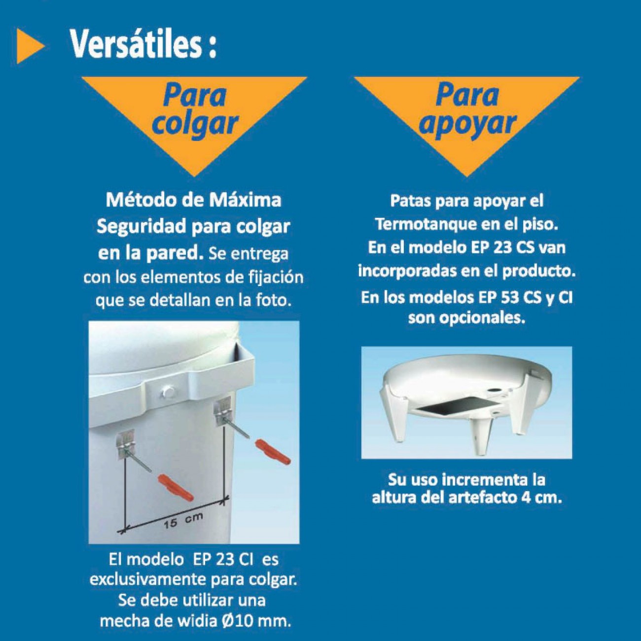 Imagen Termotanque Eléctrico Alta Recuperación Ecotermo 130 L C/sup
