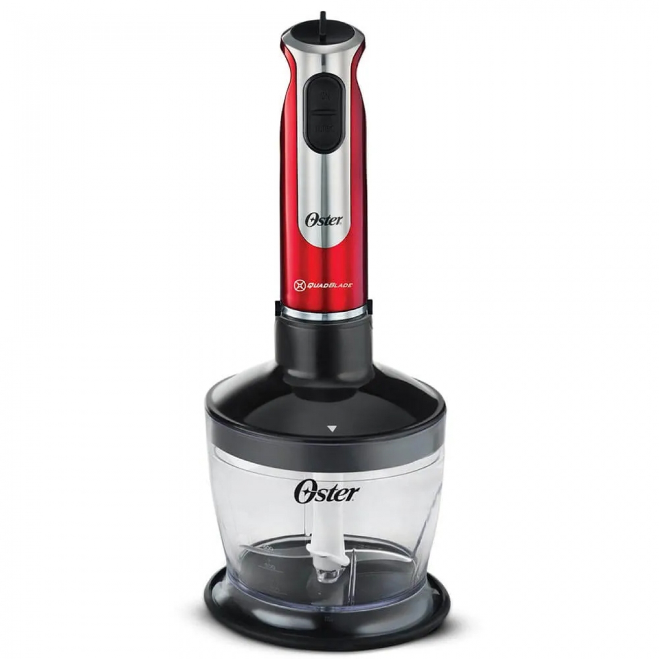 Imagen Batidora Mixer Minipimer Oster Fpsthb2801 800w Batidor Procesador Rojo