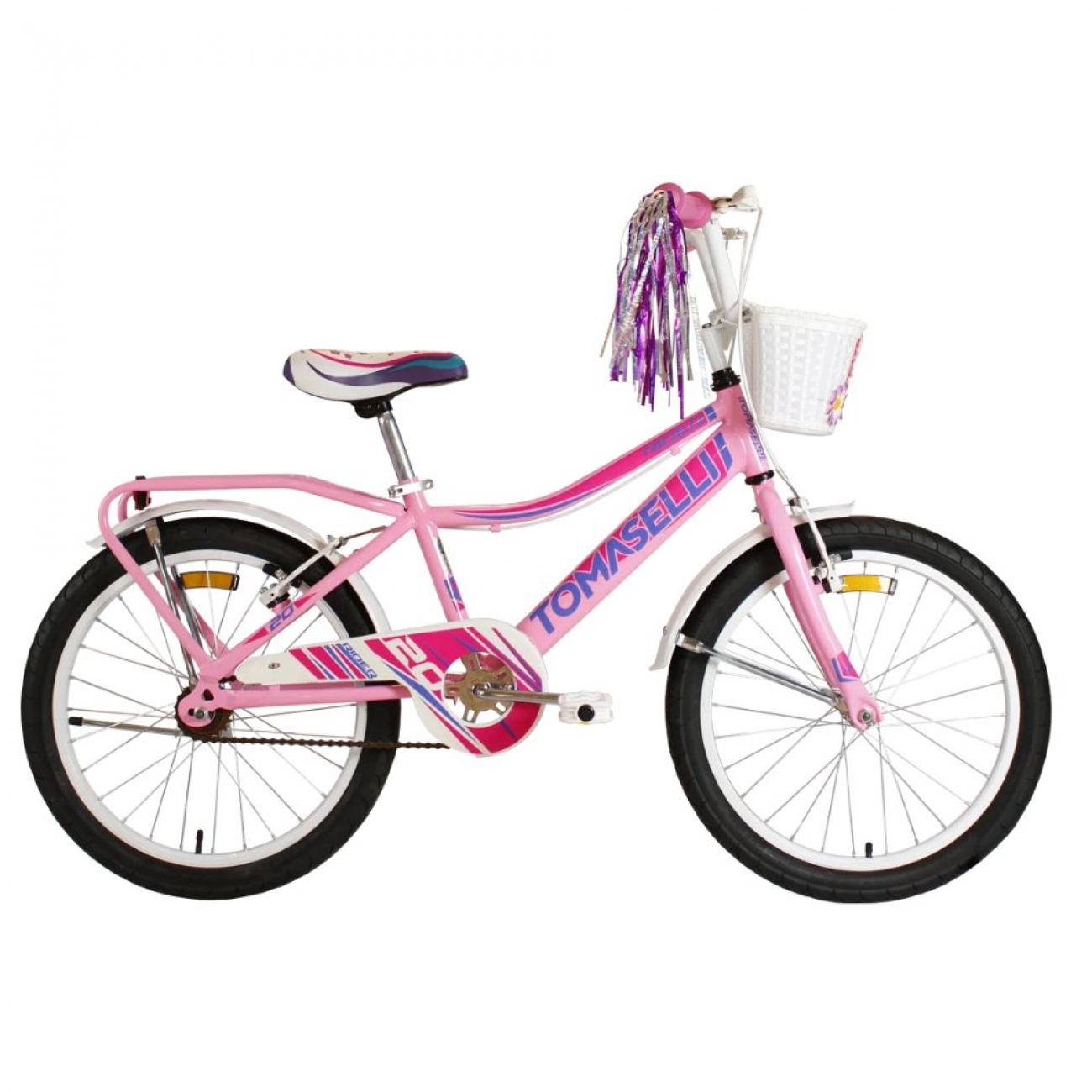 Imagen Bicicleta Niño Tomaselli Lady Full R20" Canasto Ros/bla