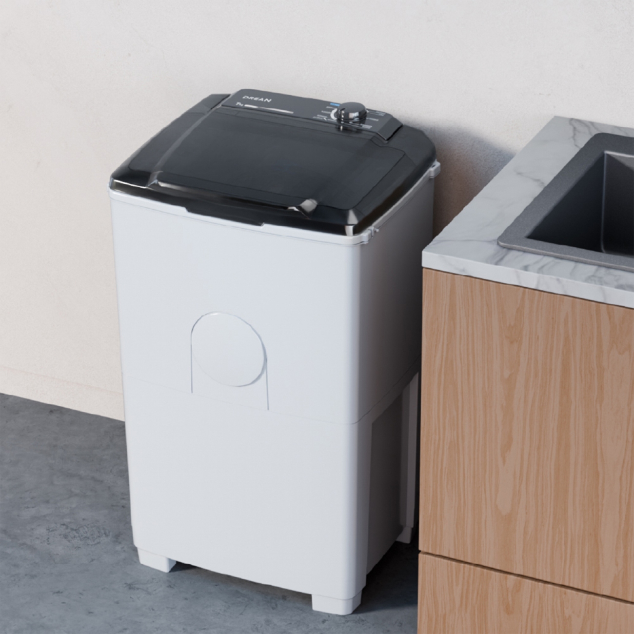 Imagen Lavarropas Semiautomático Drean Ltdr79sb 7 Kg 9 Prog Blanco