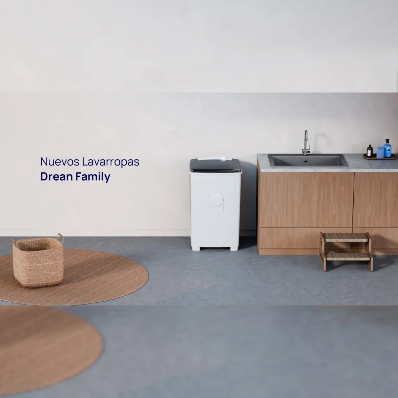 Imagen Lavarropas Semiautomático Drean Ltdr67sb 6 Kg 7 Prog Blanco