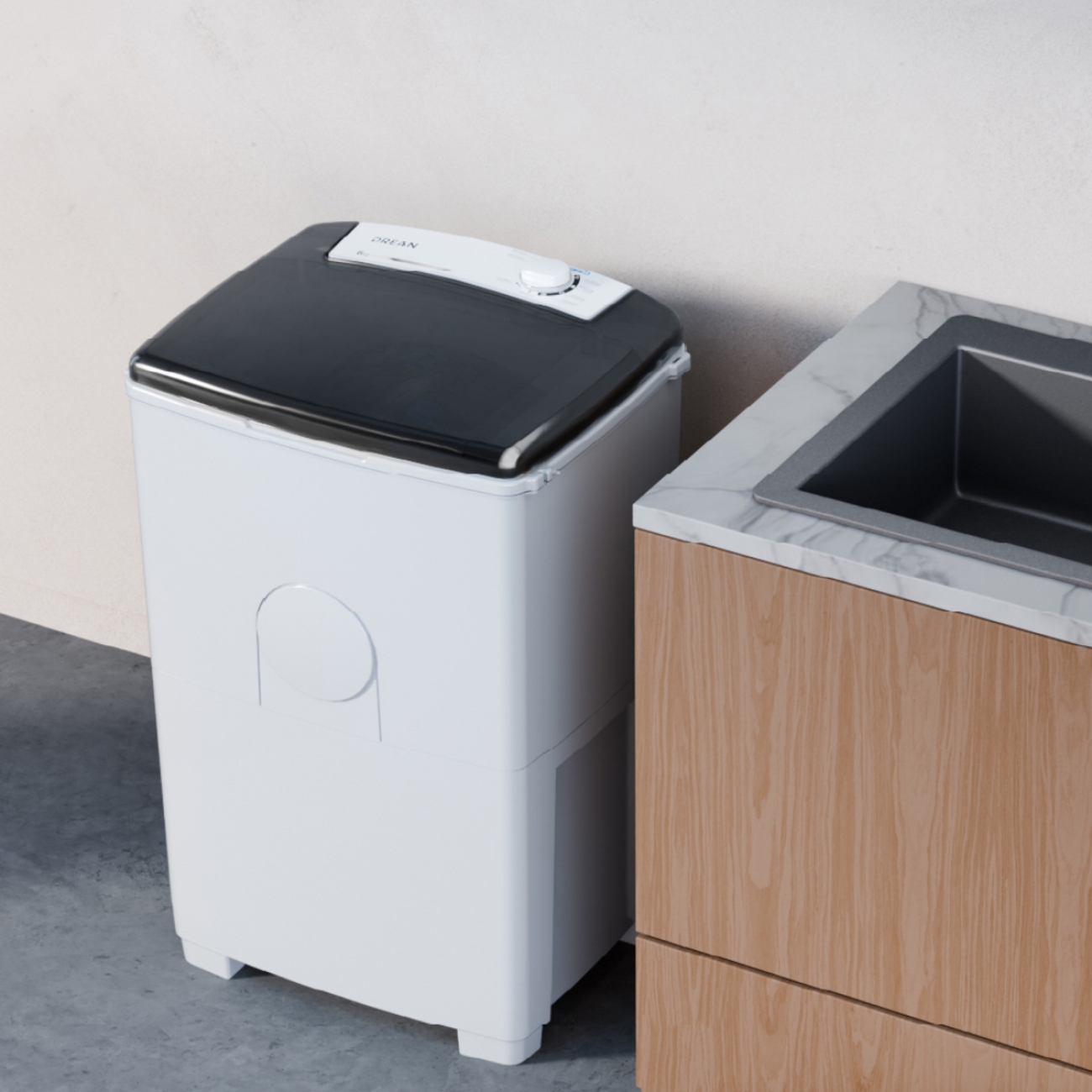 Imagen Lavarropas Semiautomático Drean Ltdr67sb 6 Kg 7 Prog Blanco