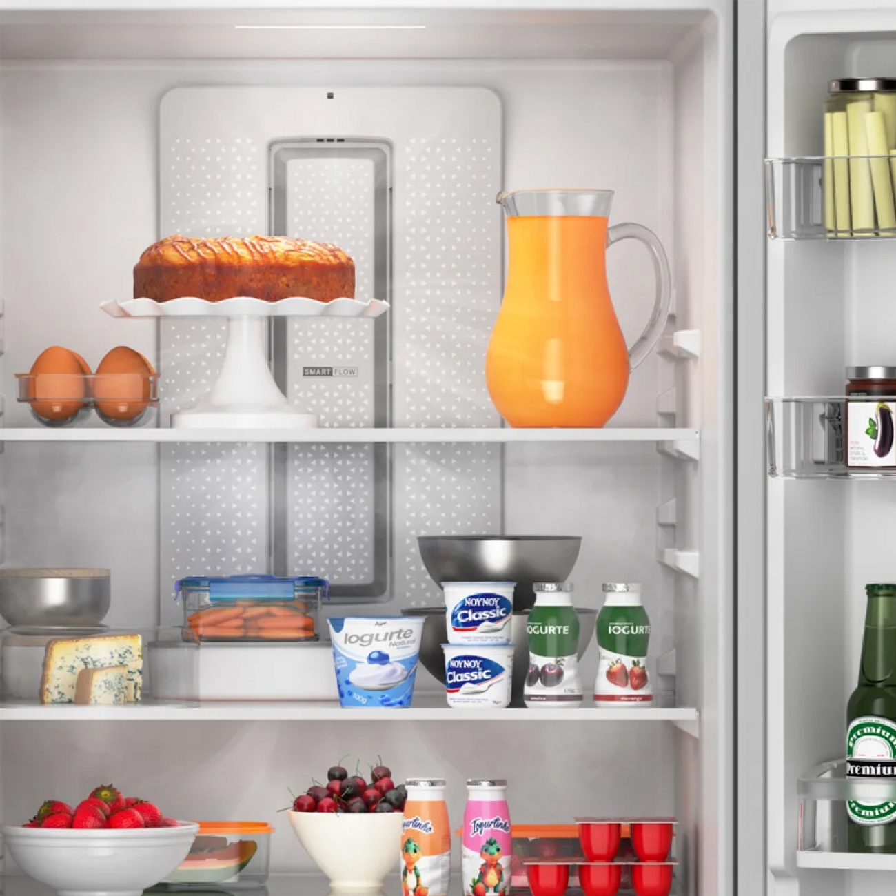 Imagen Heladera Con Freezer Whirlpool Wre57ck 449 Lts Plata