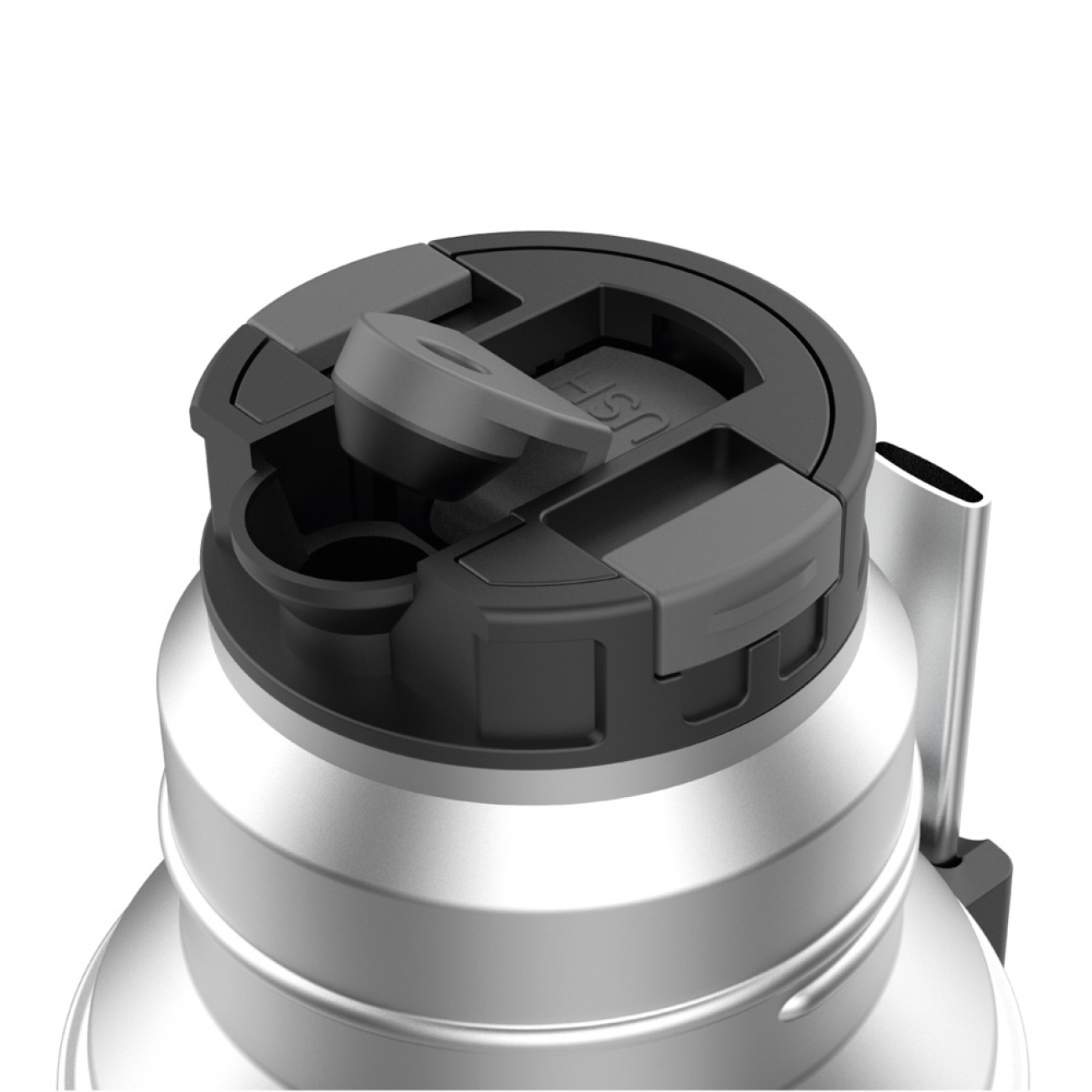 Imagen Termo Peabody Pe-etl 500n 500 Ml Más Bombilla Negro