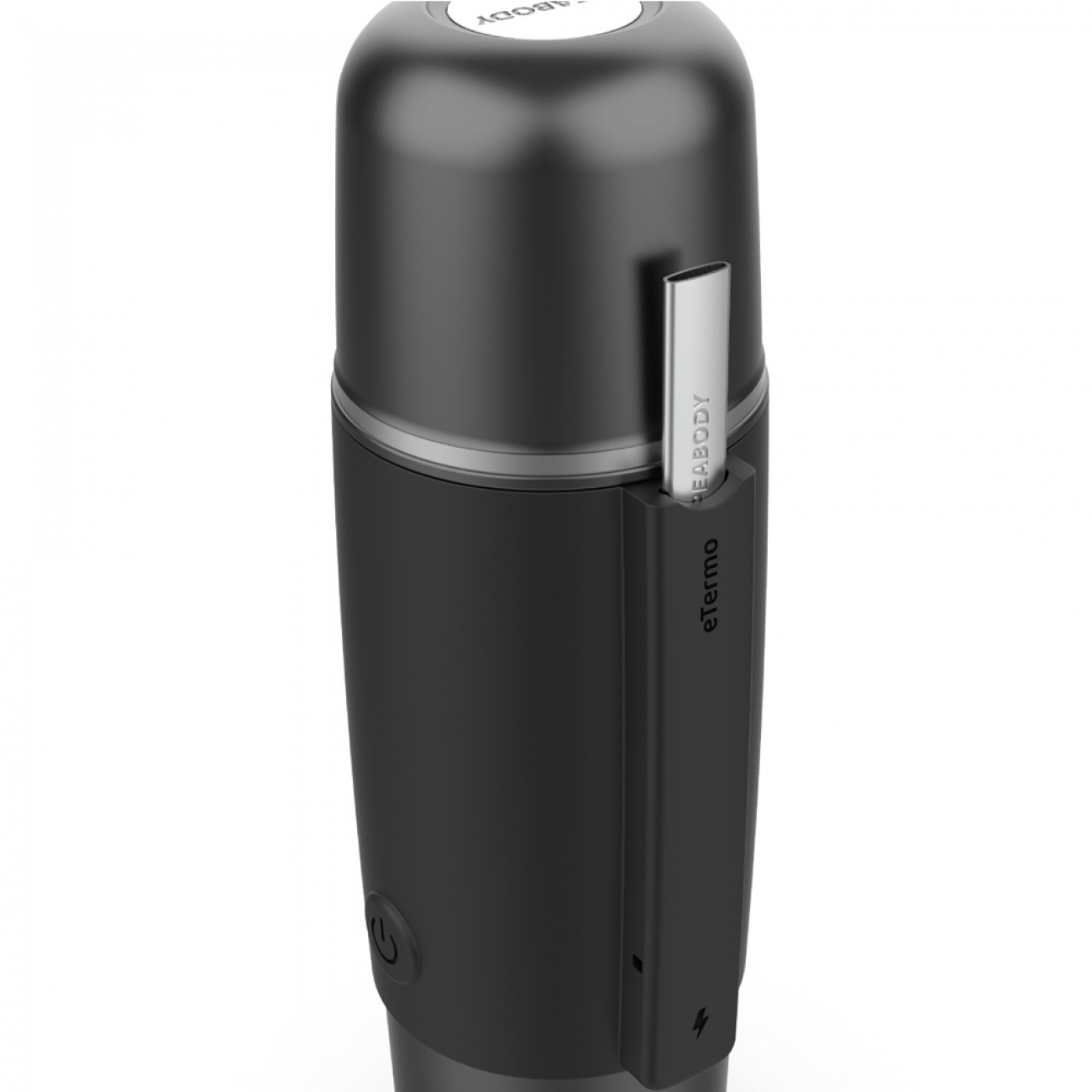 Imagen Termo Peabody Pe-etl 500n 500 Ml Más Bombilla Negro