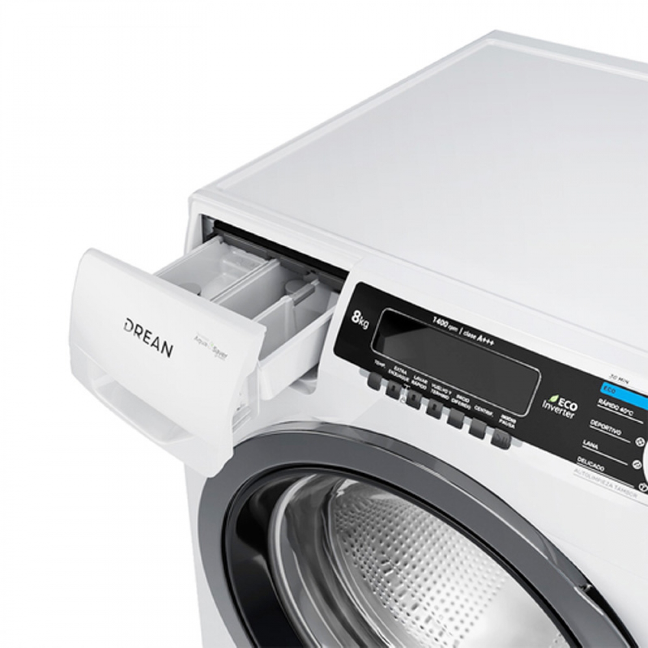 Imagen Lavarropas Drean Lfdr0814sb0 Ecoinverter 1400w 8kg