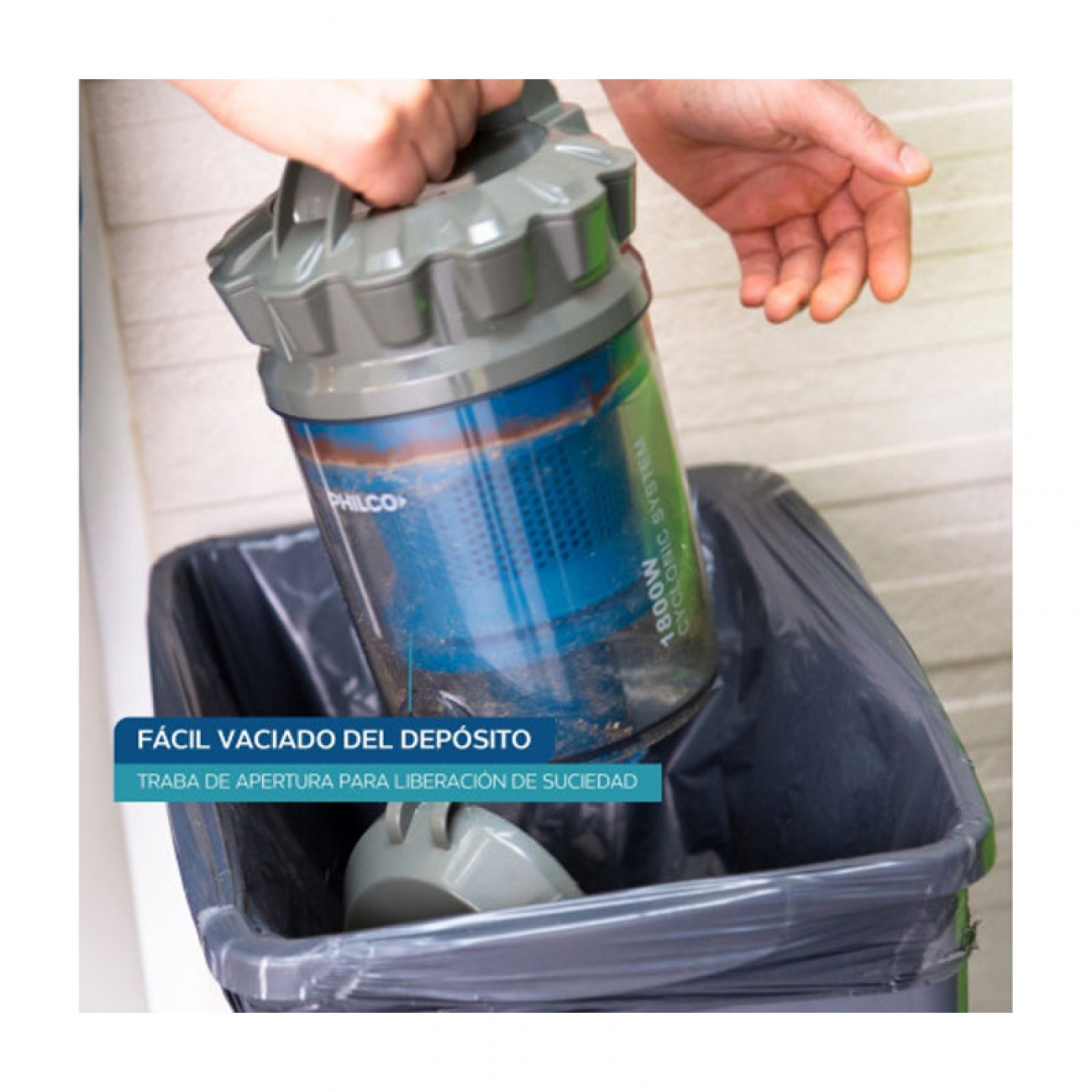 Imagen Aspiradora Philco Phasc1933pi 1800w 1.2lts