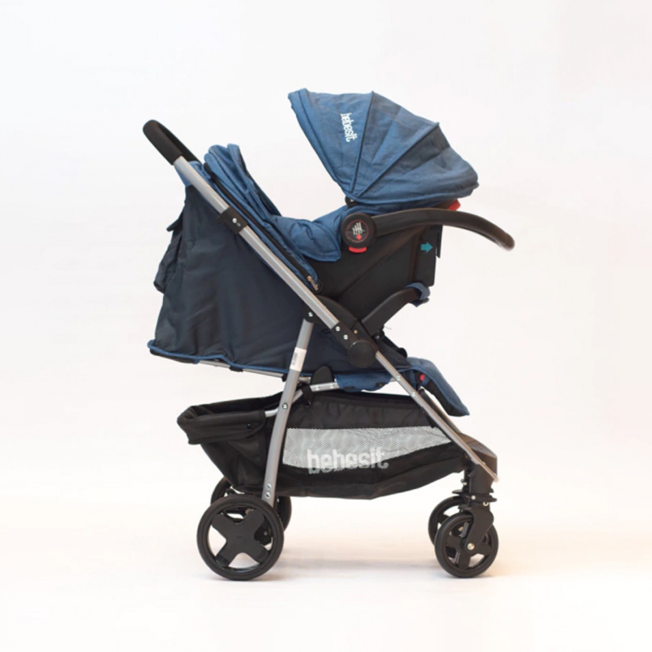 Imagen Coche Paseo Bebesit 1390ts-d 4 Ruedas 15 Kg Azul
