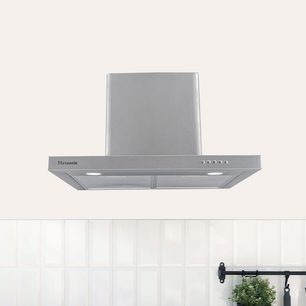 Imagen Campana Extractor De Aire Florencia Cr60i 60cm 3 Vel