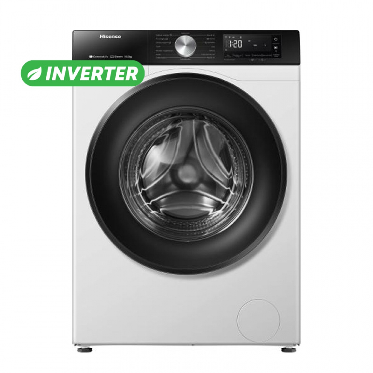 Imagen Lavarropas Inverter Hisense Wf3s1043bw 10.5kg 1400rpm
