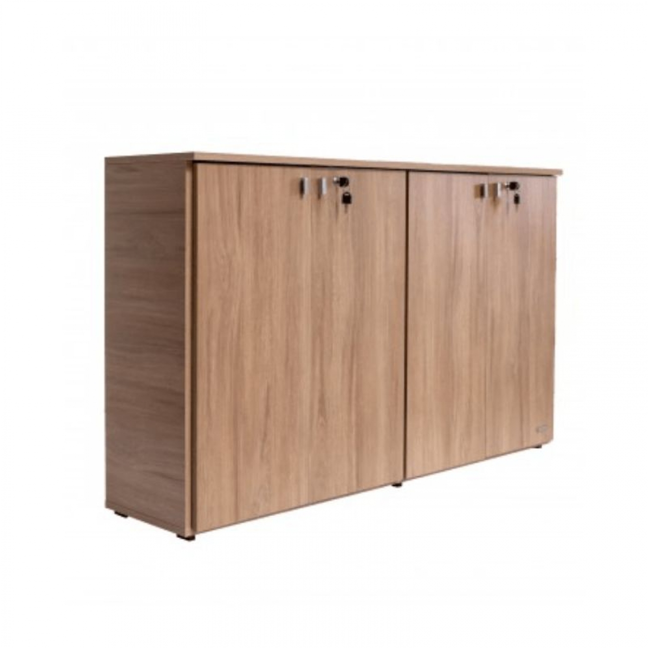 Imagen Biblioteca Platinum 505 4 Puertas Altas Con Cerradura Acacia