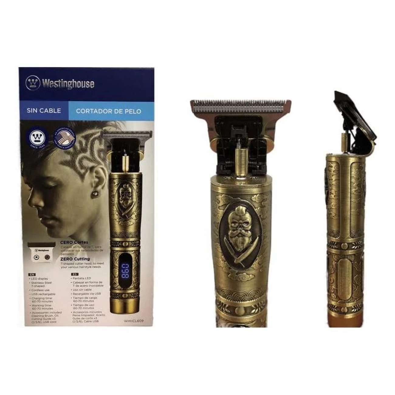 Imagen Cortadora De Pelo Westinhouse Whhcl609 Recargable