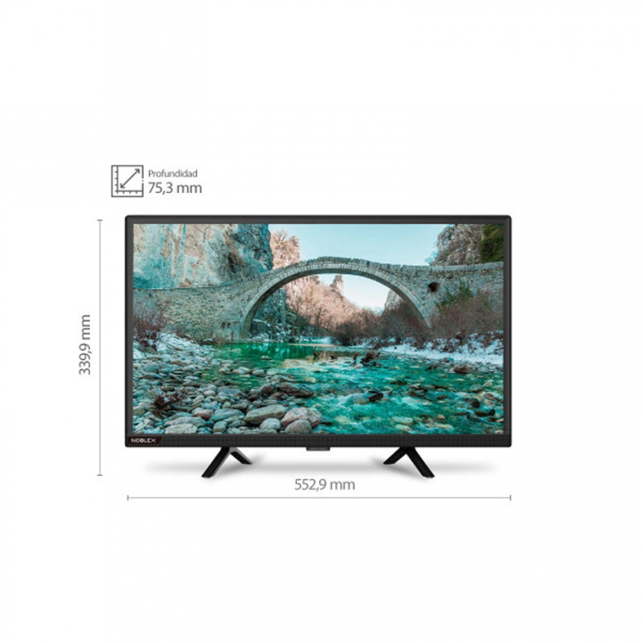 Imagen Tv Led 24" Noblex Db24x4000pi Hdmi Usb