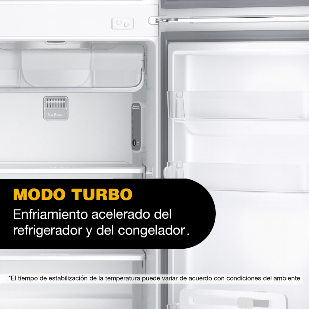 Imagen Heladera No Frost Whirpool Wrm39cb 340 Lts Estantes Vidrio