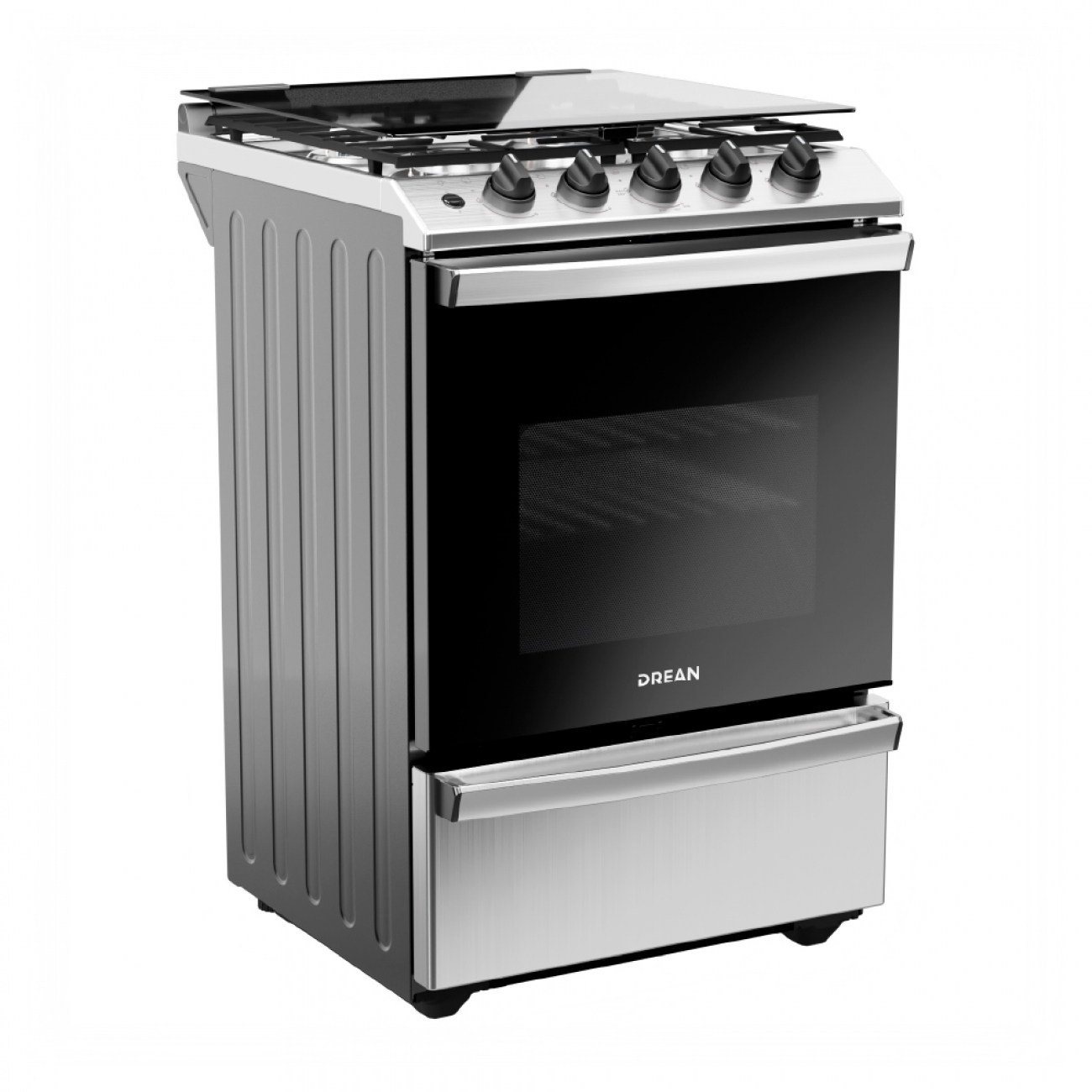 Imagen Cocina A Gas Drean Cd5614ai0 Acero Inoxidable 4 H