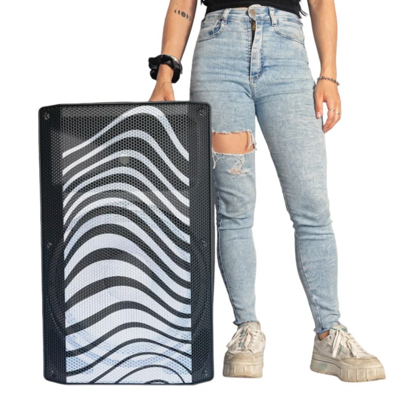 Imagen Torre De Sonido Stromberg Intense Pro Inalambrico Bluetooth