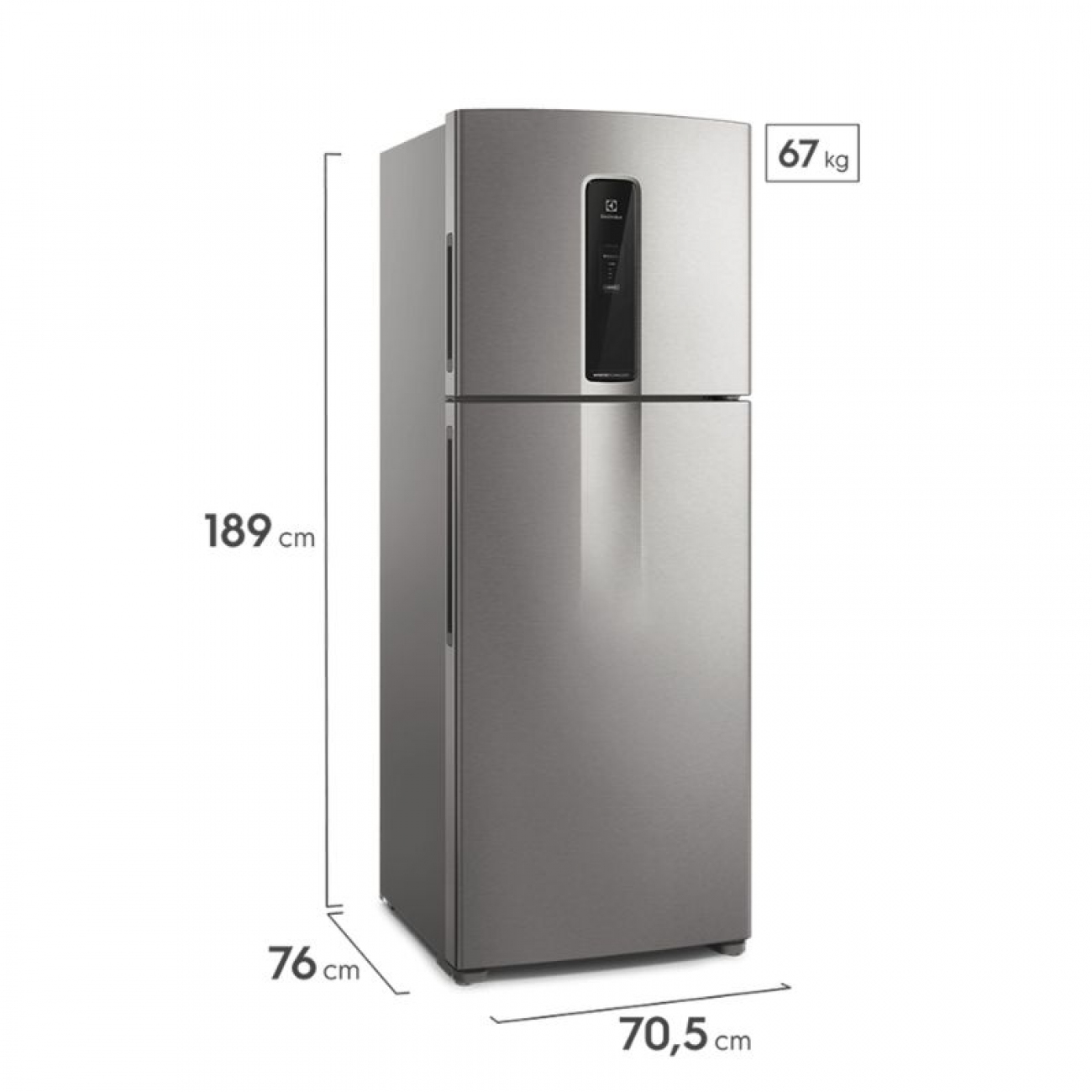 Imagen Heladera No Frost Inverter Electrolux It70s 508 Lts Dig