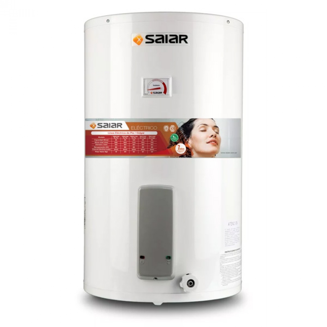 Imagen Termotanque El&eacute;ctrico Saiar Tecc055esa Conex Inf 1680w 55l