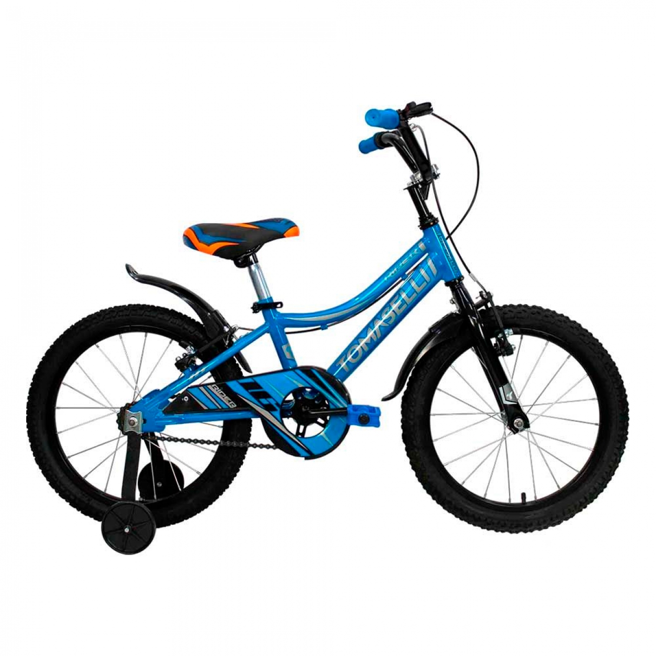 Imagen Bicicleta Para Niños Tomaselli Rodado 16 Azul