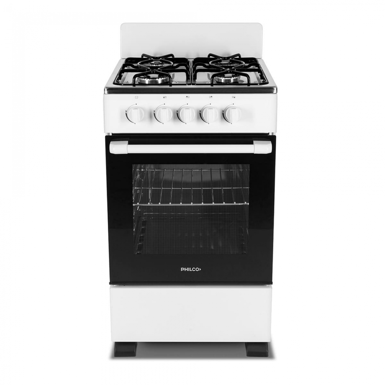 Imagen Cocina A Gas Philco Phcn50b 4 Hornallas Blanco