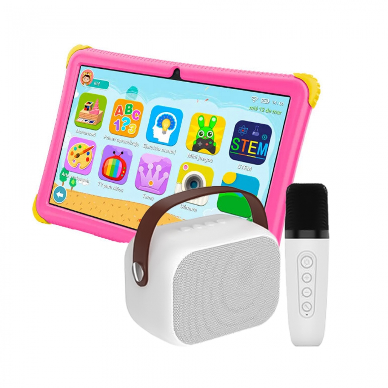 Imagen Tablet Sky Kidspro1 10.1" 4gb/64gb Rosa + Parlante