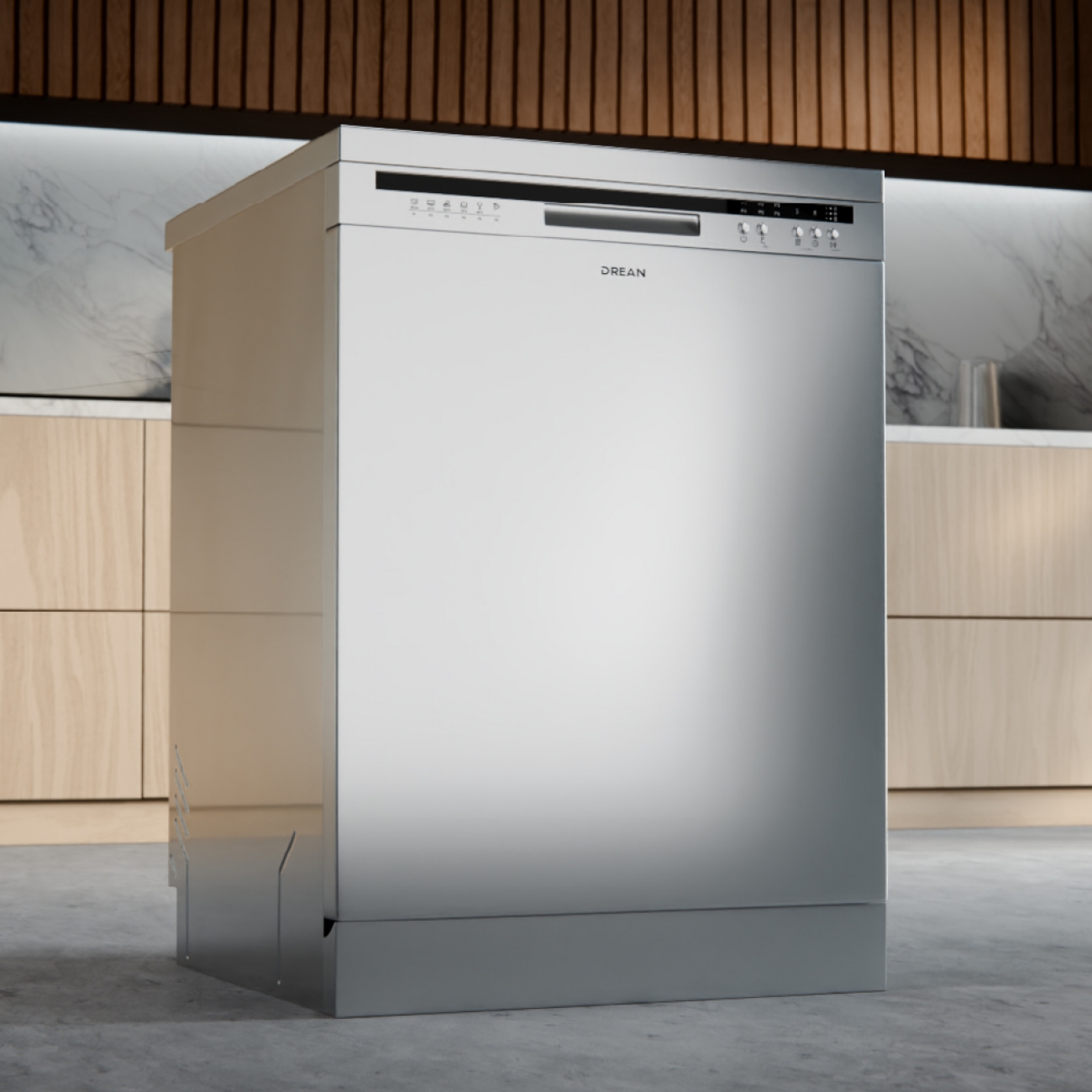 Imagen Lavavajillas Drean Lvdr1406ci0 14 Cubiertos Acero Inoxidable