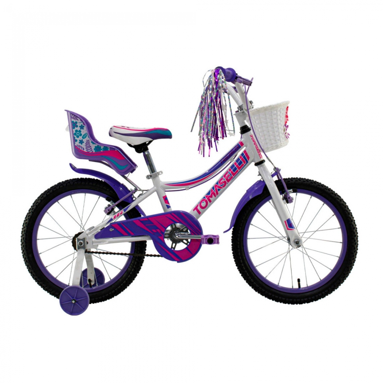 Imagen Bicicleta Para Niños Tomaselli R16 Rider Full Lila