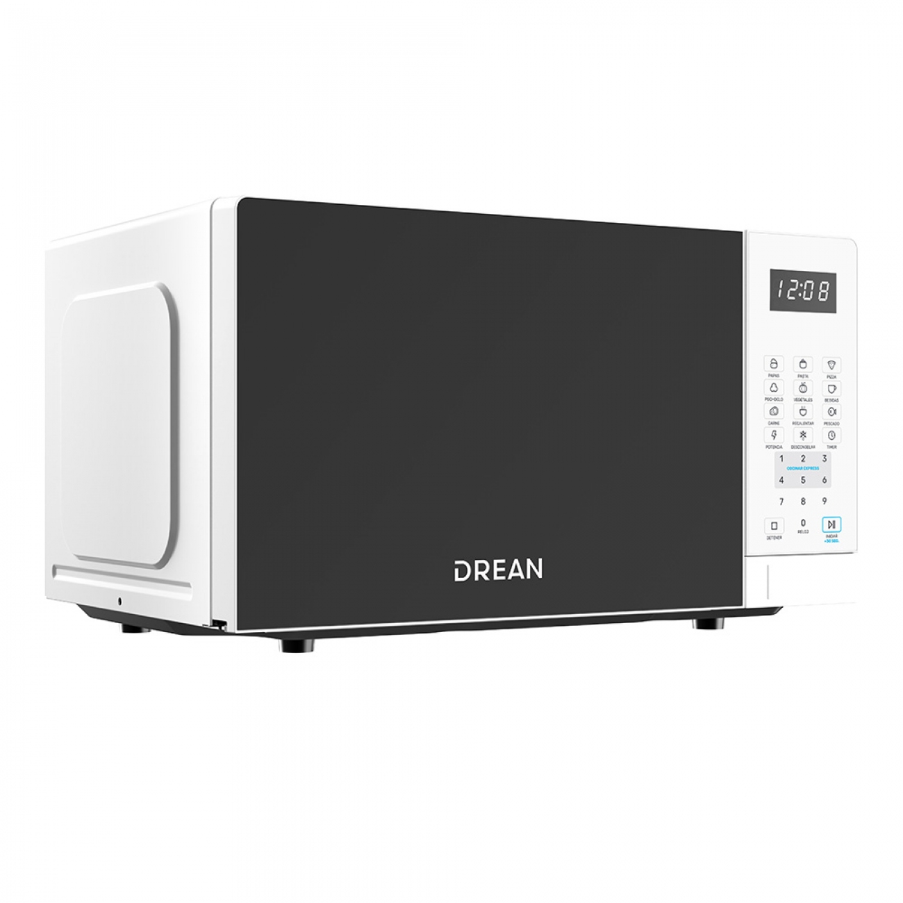 Imagen Microondas Drean Hmd20arbb0 20 Lts 1100w Digital 8 Niv