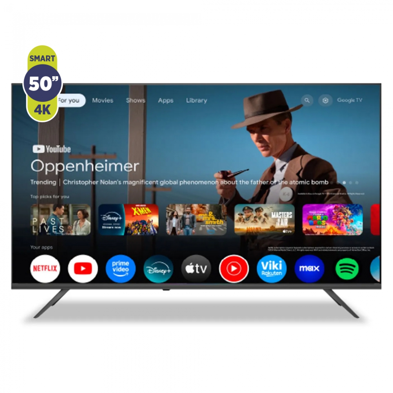 Imagen Smart Tv Led Qled 60" Bgh B6026us7g Google Tv