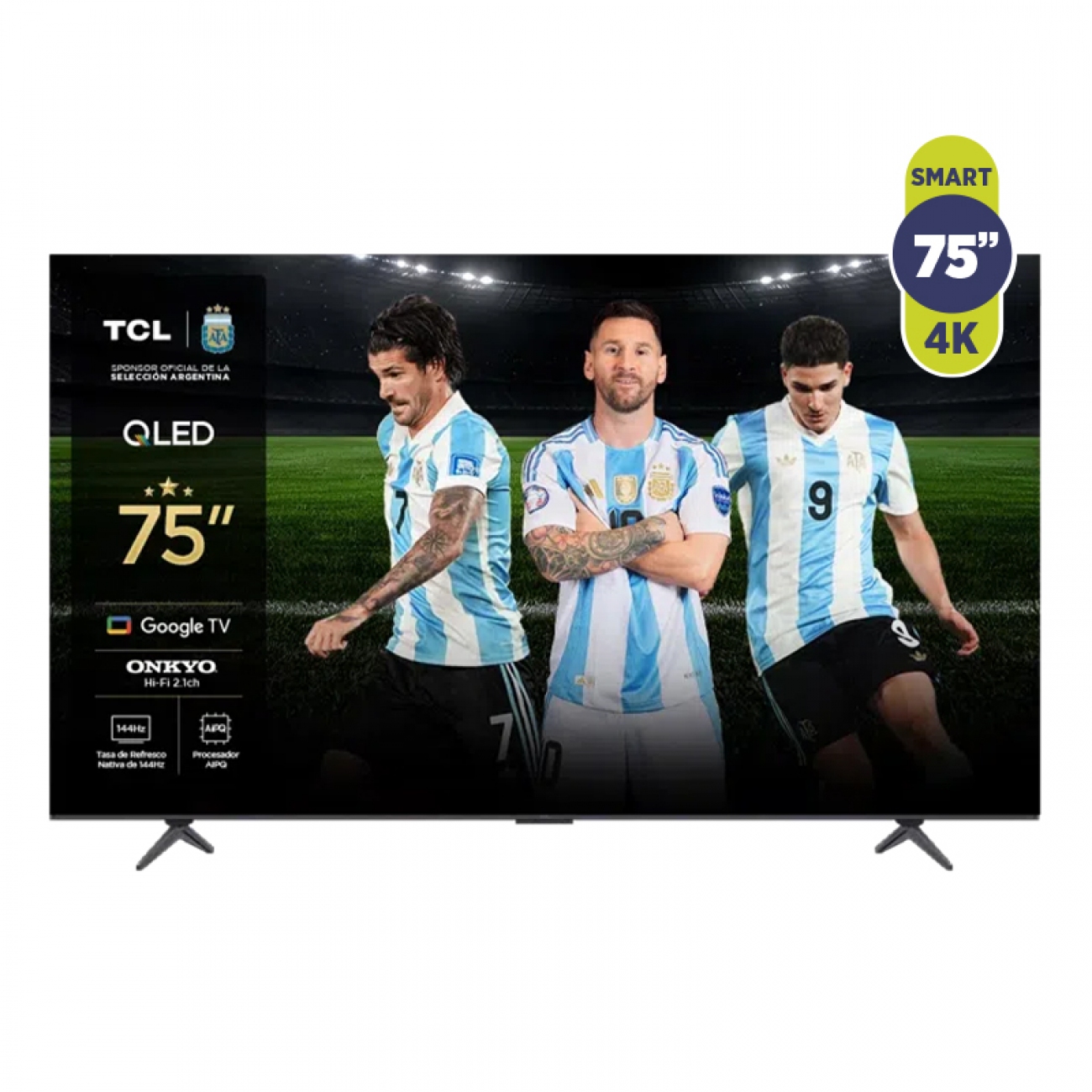 Imagen Smart Tv 75" Qled Tcl 75p8k-f Google Tv Hdmi Usb