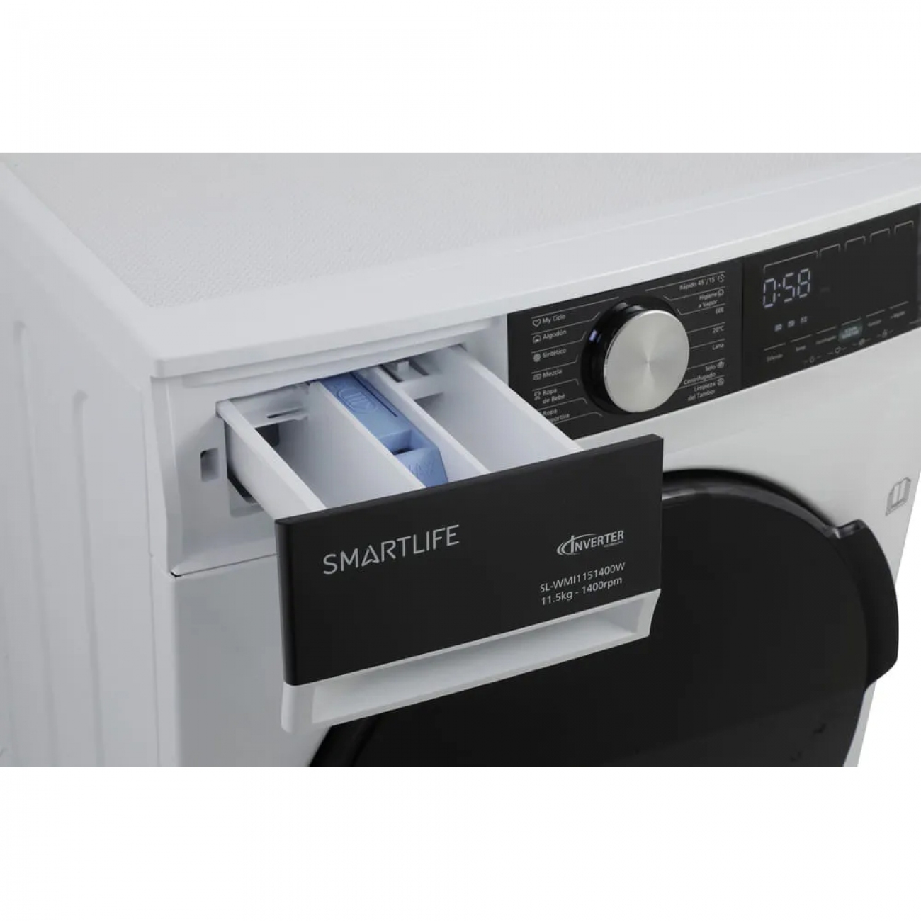 Imagen Lavarropas Aut Smartlife Sl-wmi081400w 11k 1400rpm Inverter