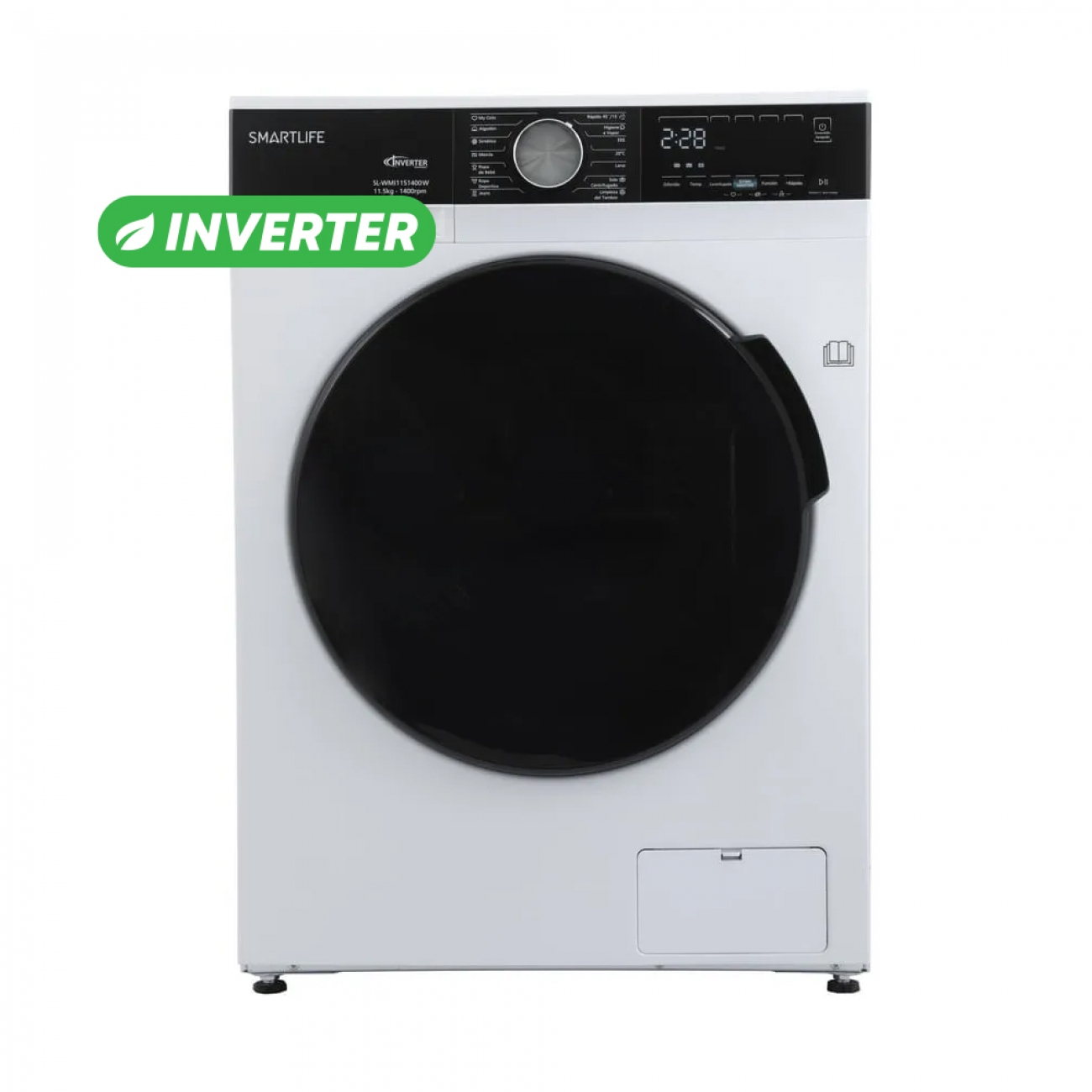 Imagen Lavarropas Aut Smartlife Sl-wmi081400w 11k 1400rpm Inverter