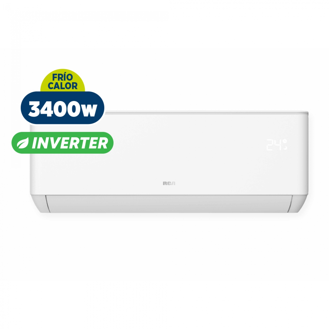 Imagen Aire Acondicionado Spllit Rca Rt3400inv-f 3400w Frio Calor