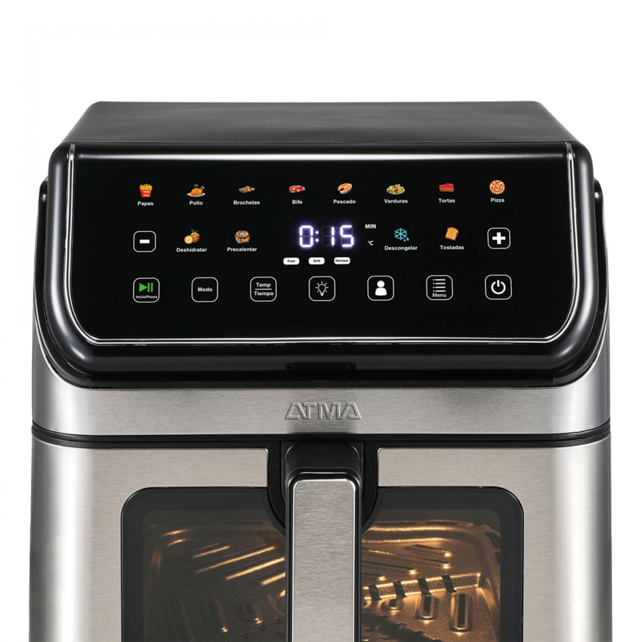 Imagen Freidora De Aire Atma Fr258aip 8 Lts 2000w Tactil